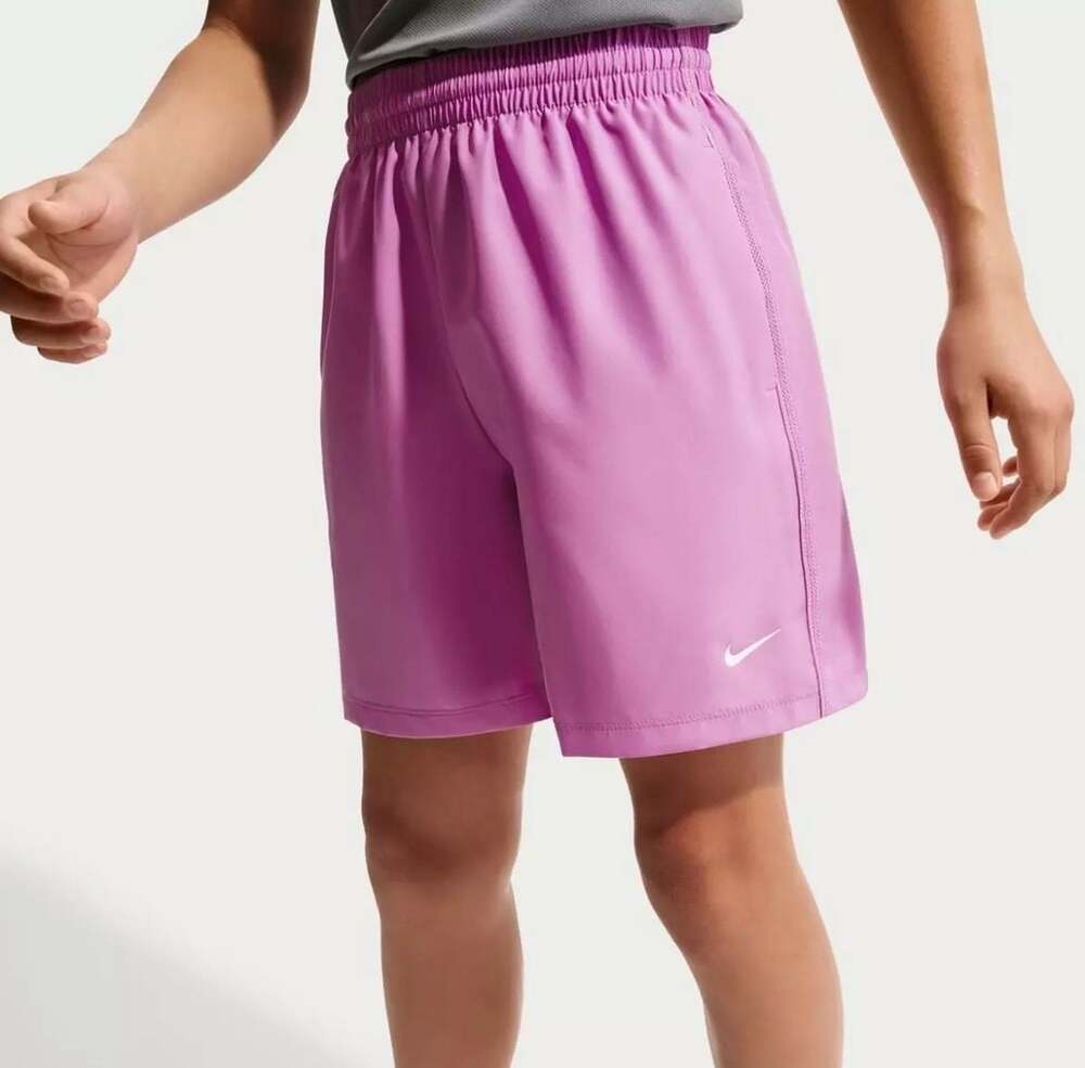 Nike Kids' Dri-FIT Multi+ Training Shorts Magic Flamingo Pink Size XL